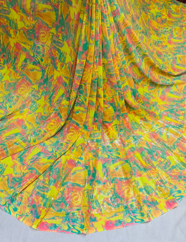 Georgette digital print