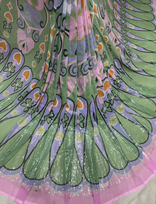 Georgette digital print