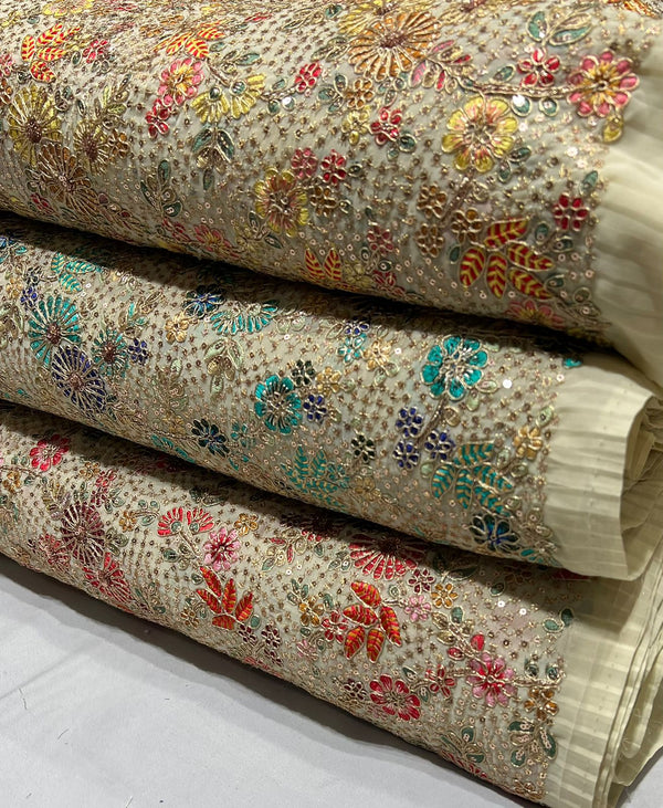Georgette Sequence Embroidery