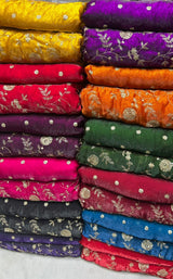 Fendi two tone orgenza jaal embroidery