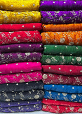 Fendi two tone orgenza jaal embroidery