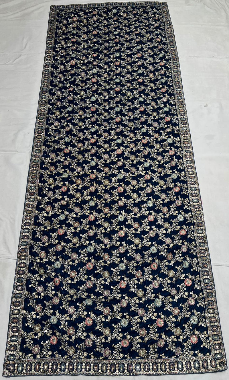 Kashmiri Embroidery Velvet