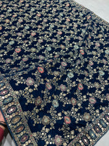 Kashmiri Embroidery Velvet