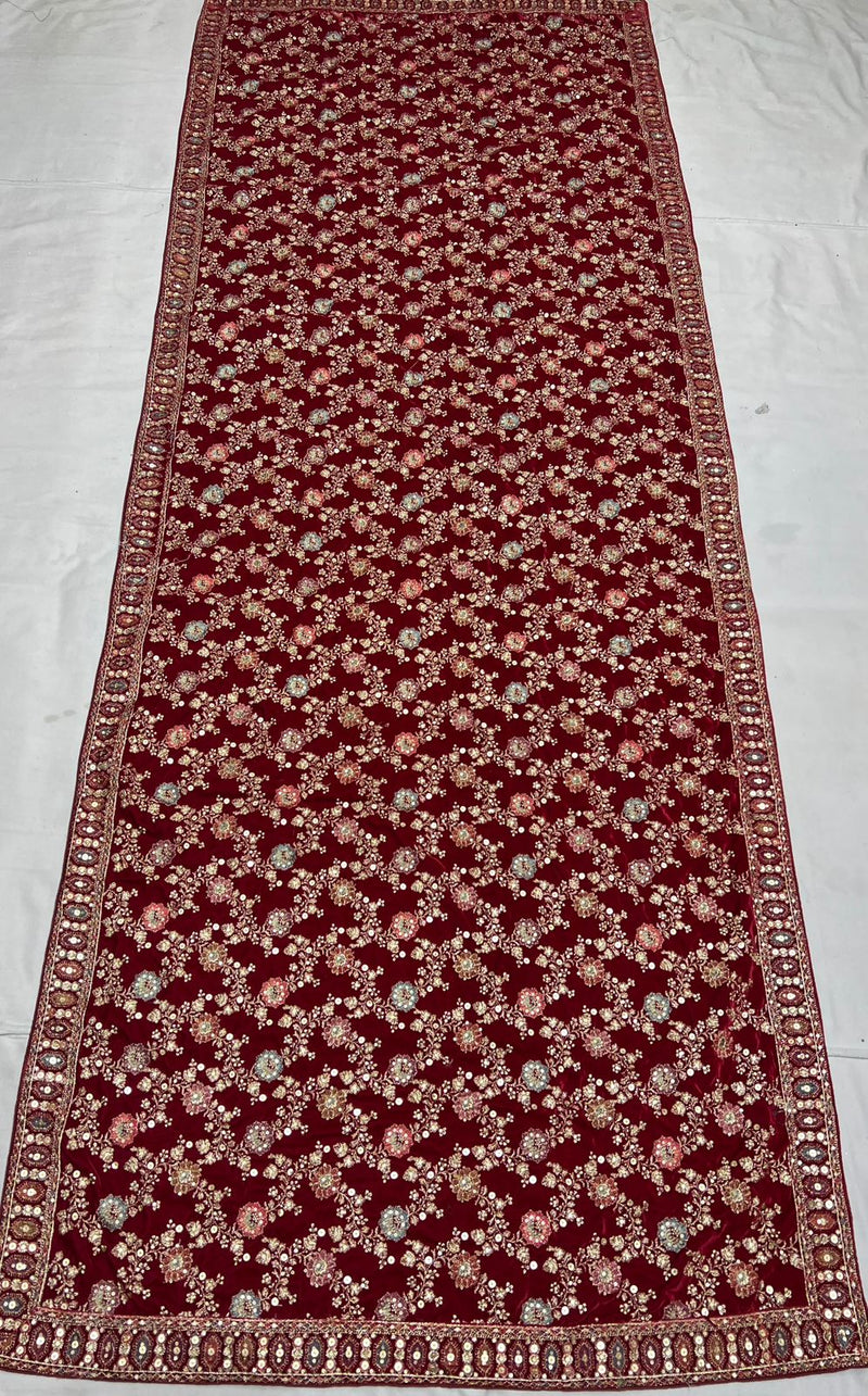 Kashmiri Embroidery Velvet