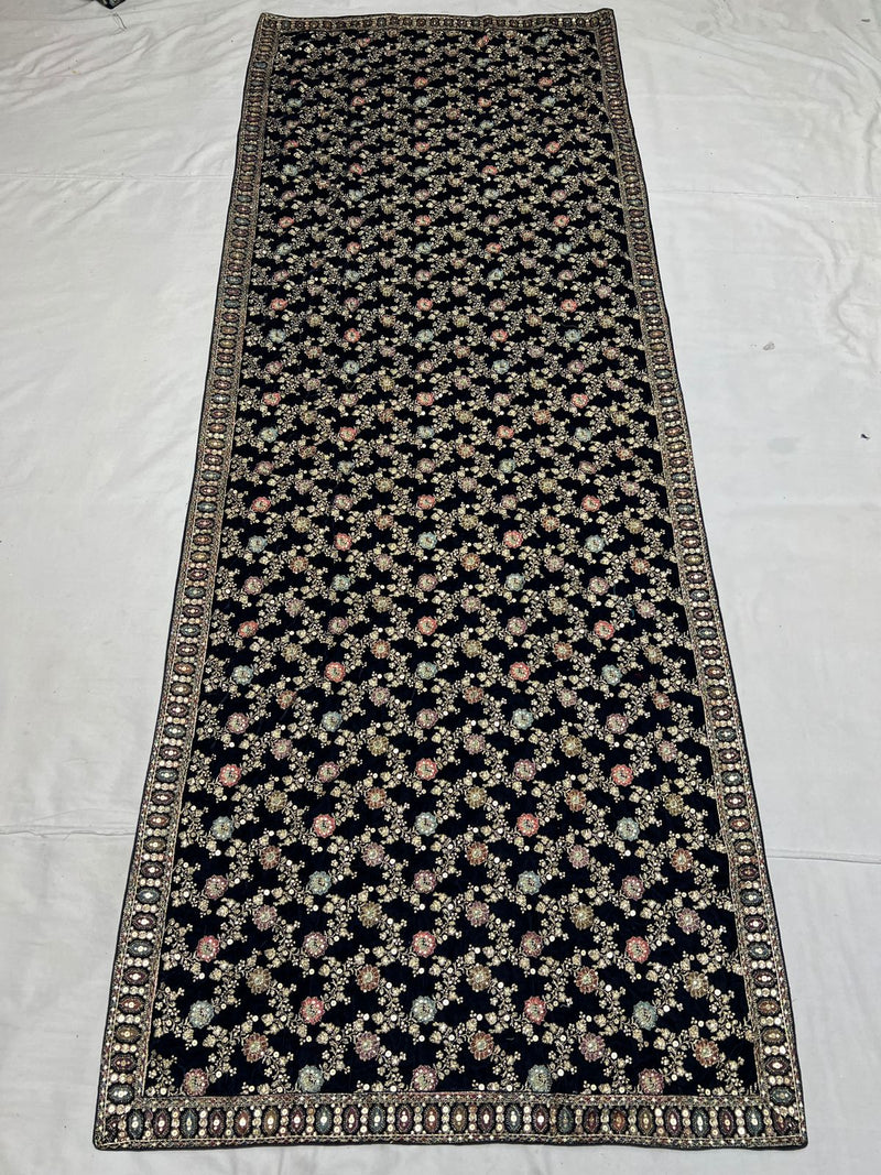Kashmiri Embroidery Velvet