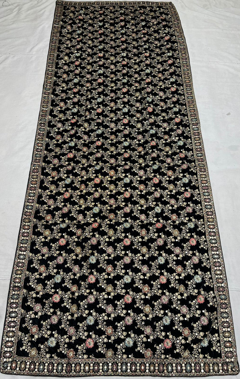 Kashmiri Embroidery Velvet