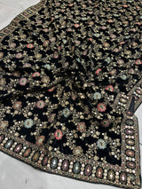 Kashmiri Embroidery Velvet