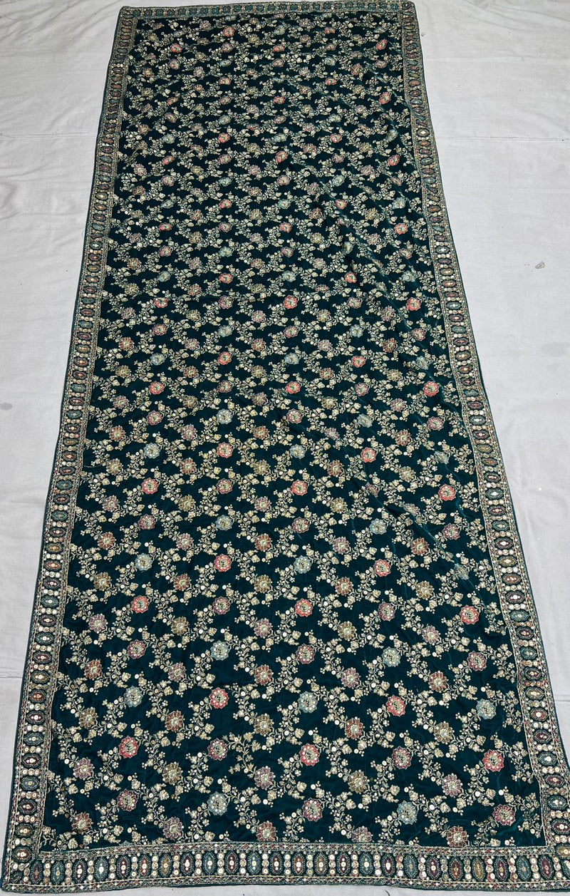 Kashmiri Embroidery Velvet