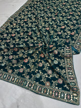 Kashmiri Embroidery Velvet