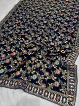Kashmiri Embroidery Velvet