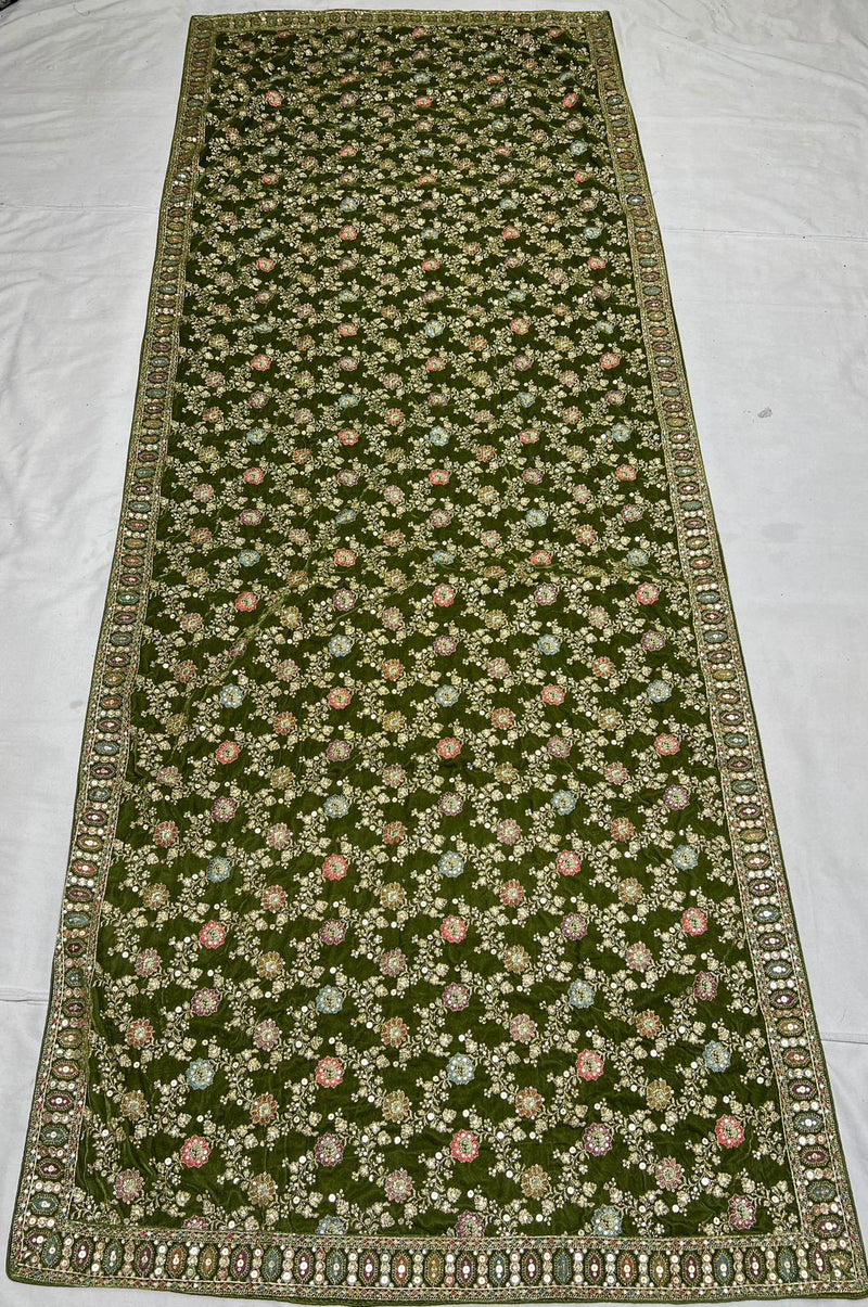 Kashmiri Embroidery Velvet