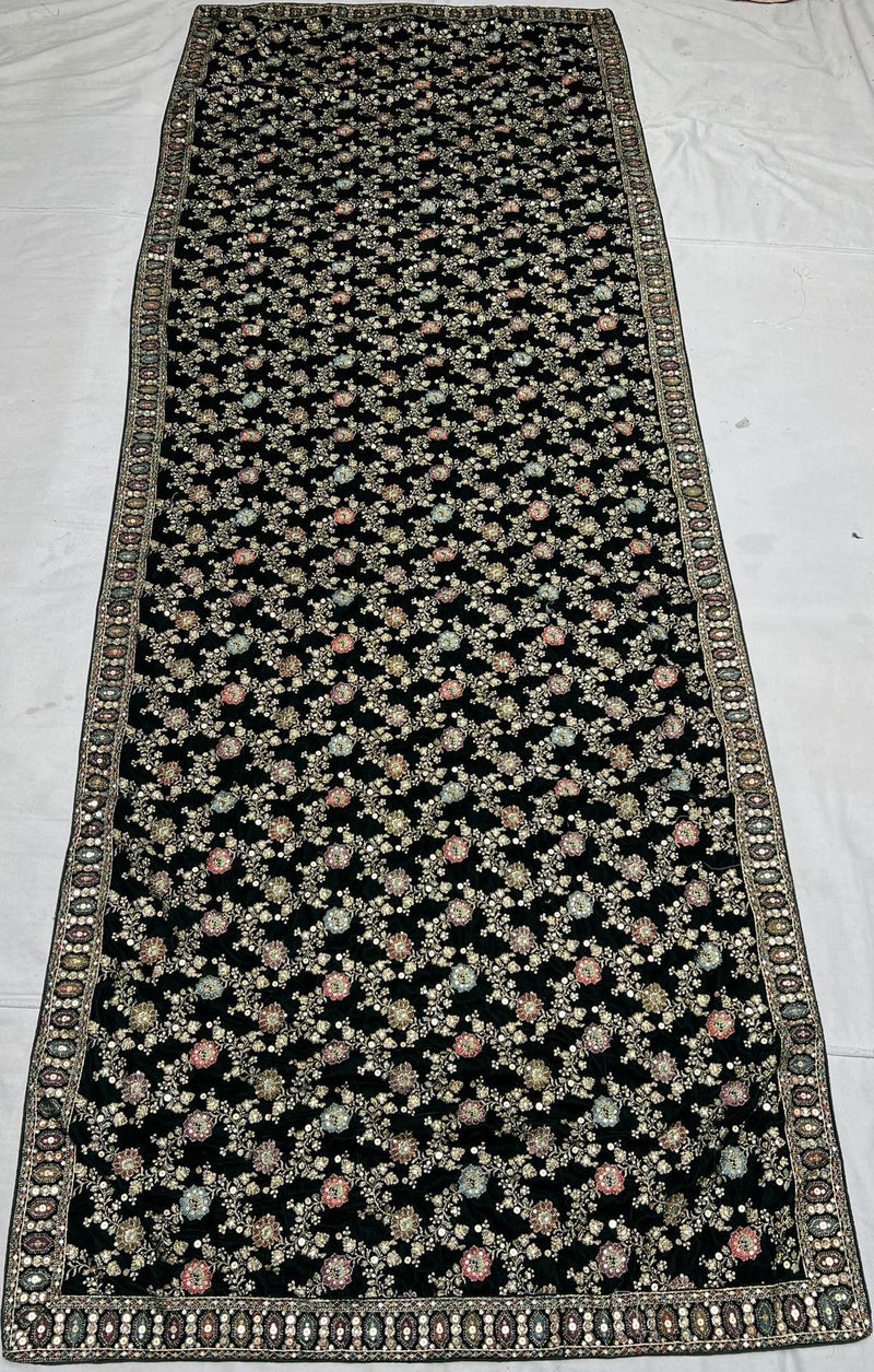 Kashmiri Embroidery Velvet