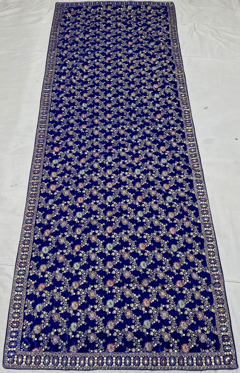 Kashmiri Embroidery Velvet