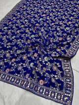 Kashmiri Embroidery Velvet