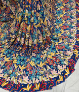 Crepe Position Print Embroidery