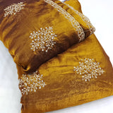 Fendi Handwork Cutdana Boota Embroidery