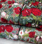Net embroidery