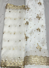 Pure Georgette Embroidery