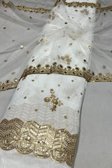 Pure Georgette Embroidery