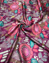 Satin georgette digital print