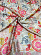 Satin georgette digital print