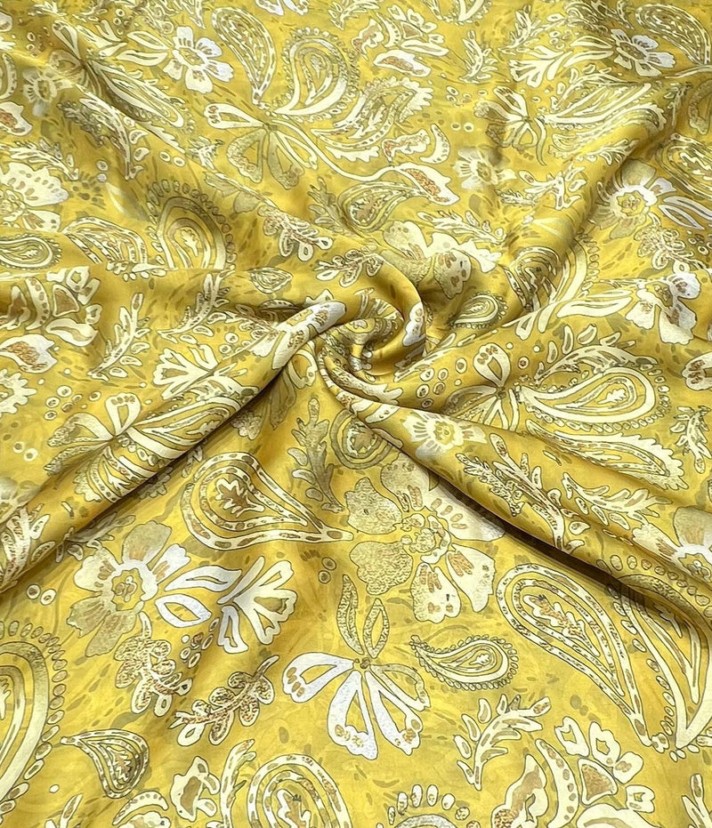 Satin georgette