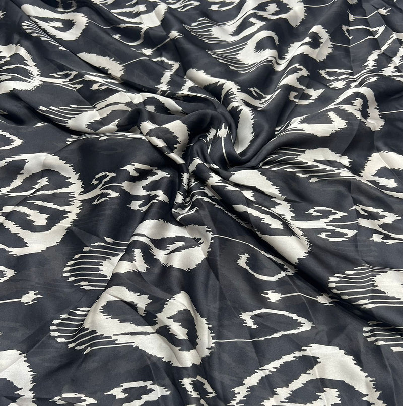 Satin georgette