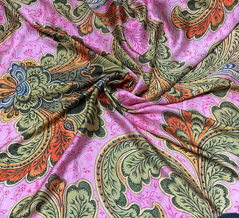 Satin georgette