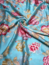 Satin georgette