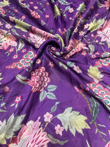 Satin georgette