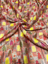 Satin georgette