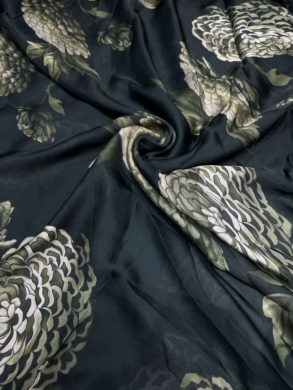 Satin georgette