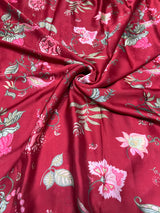 Satin georgette