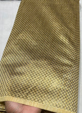 Self antique banarsi zari stripes