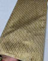 Self antique banarsi zari stripes