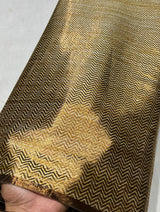 Self antique banarsi zari stripes