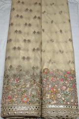 Net handwork cutdana embroider