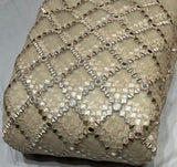 Net 9mm mirror embroidery work