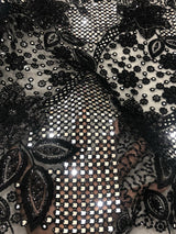 Net mirror cutwork