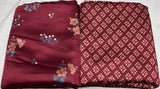 Pure handloom modal satin raw silk