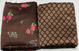 Pure handloom modal satin raw silk