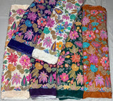 Heavy coading position print embroidery
