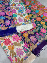 Heavy coading position print embroidery