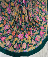 Heavy coading position print embroidery