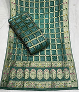Pure bandhni self jaccord georgette