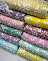 pure cotton silk muslin 44"