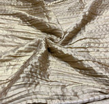 satin silk crush pleating 44"