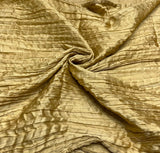 satin silk crush pleating 44"