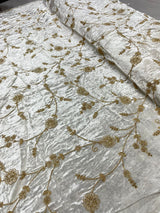 Pure velvet embridoeries 44”