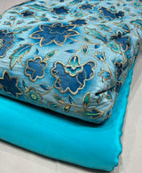 Cutwork with nett embrioderies + Pure crepe 44”